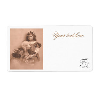 Étiquette Photo antique vintage Labels FromMyDesk