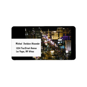 Étiquette Photo de bande de Las Vegas Boulevard