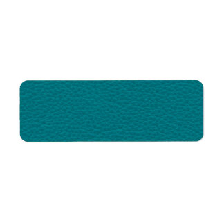 Étiquette Photo de cuir Turquoise.