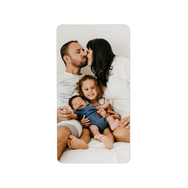Étiquette Photo personnalisée (Devant)