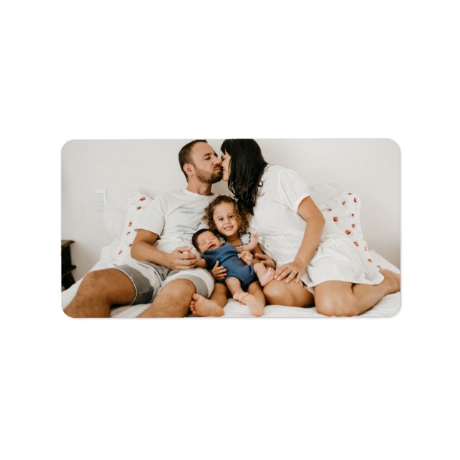 Étiquette Photo personnalisée (Devant)