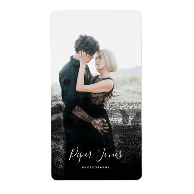 Étiquette Photographie personnalisée Photographe Abstrait no (Devant)