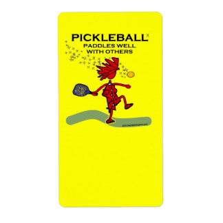 Étiquette Pickleball Paddles Bien Avec D'Autres