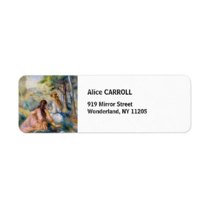 Étiquette Pierre-Auguste Renoir - Dans le pré