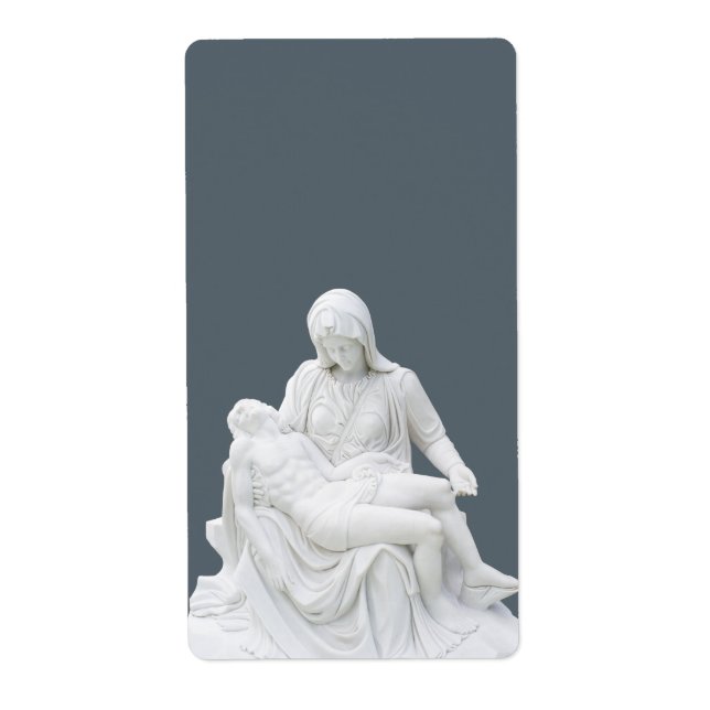 Étiquette Pieta sculptée (Devant)