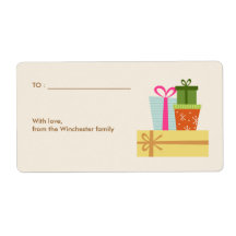 Pile de boîtes cadeaux vacances