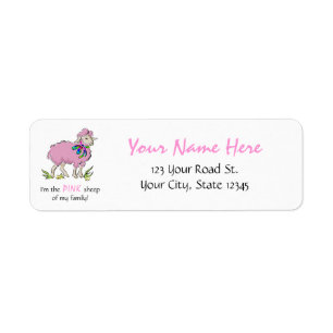 Étiquette Pink Sheep of the Family