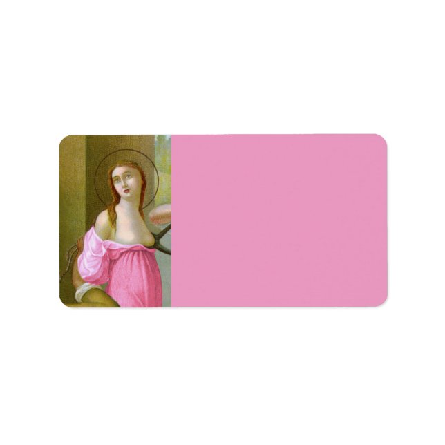Étiquette Pink St. Agatha (M 003) (Devant)