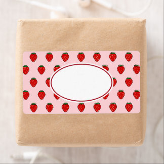 Étiquette Pink Strawberry Labels