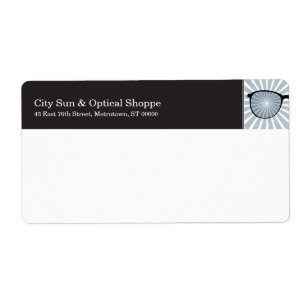 Étiquette Pinpoint Glasses Shipping Label
