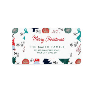 Étiquette Pins du Père Noël Reindeer Mittens