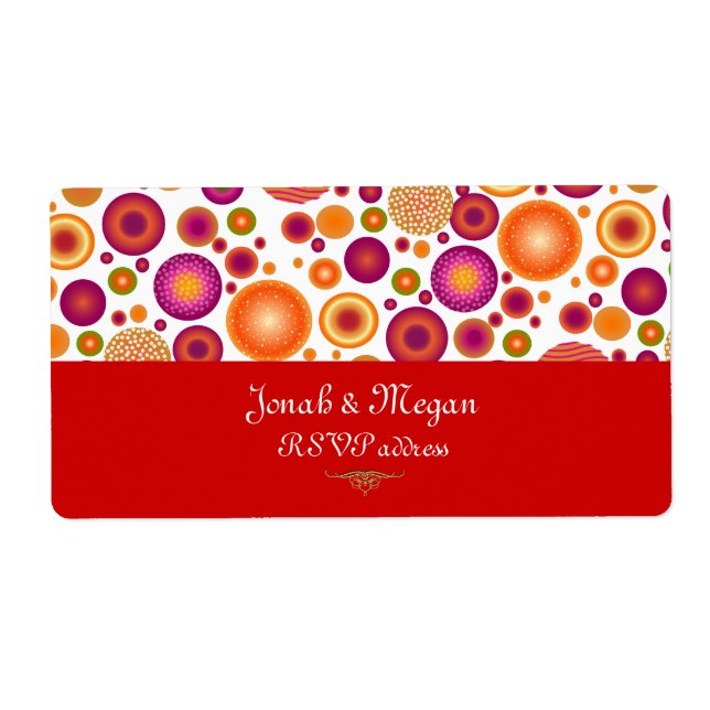 Étiquette PixDezines Retro Christmas Ornaments/do-it-yoursel (Devant)