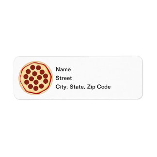 Étiquette Pizza au pepperoni