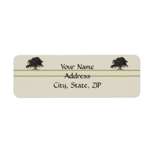 Étiquette Plantation de chêne à Meadow Green