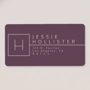 Étiquette Plante d'oeuf et rouille argentée Adresse de retou