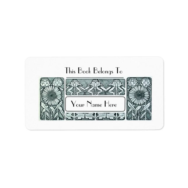 Étiquette Plaque (Devant)