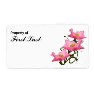 Étiquette Plaque frontière Trois Papes Roses