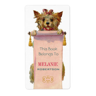 Étiquette Plaque vintage