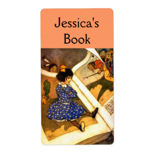 Étiquette Plaque vintage pour enfants