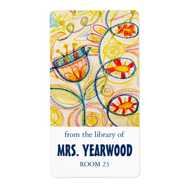 Étiquette Plaques d'art Crayon (Devant)