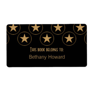 Étiquette Plaques de livres Classic Stars