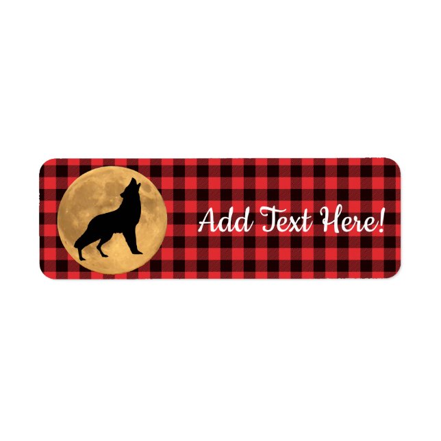 Étiquette Pleine lune de Howling Wolf (Devant)