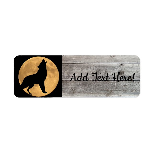 Étiquette Pleine lune de Howling Wolf (Devant)