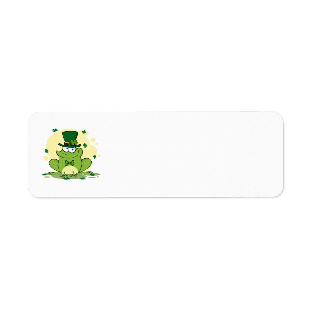 Étiquette png_4678-Clovers FROG Irlandais-Safe-Happy (Devant)