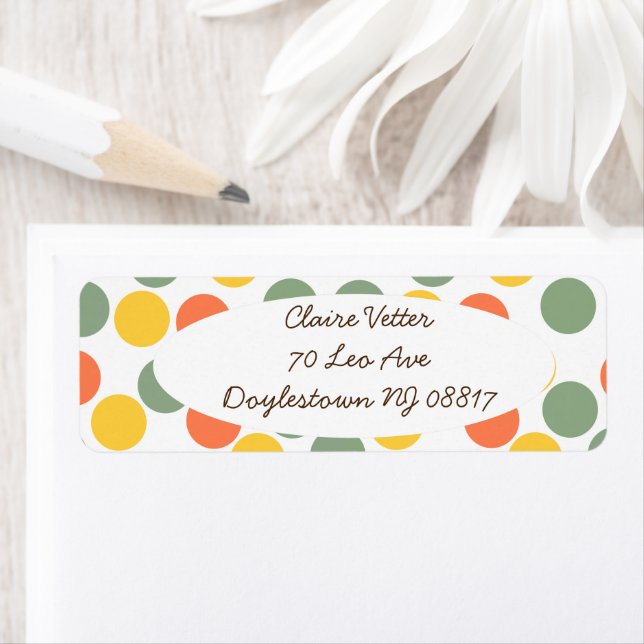 Étiquette point (En situation)