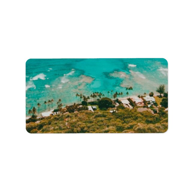 Étiquette Point de vue de la tête de diamant (Devant)