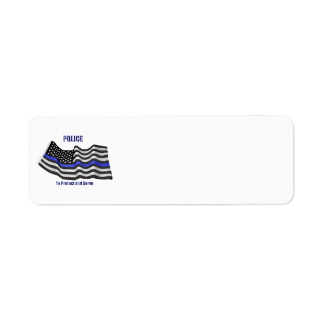 Étiquette Police (Devant)