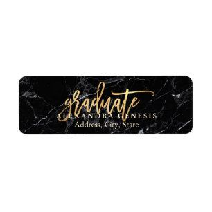 Étiquette Police de script Gold PixDezines