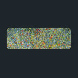 Étiquette Pommier par Gustav Klimt, Art Nouveau Vintage<br><div class="desc">Apple Tree (1912) de Gustav Klimt est une peinture d'art vintage de l'époque victorienne Symbolisme. Une scène nature avec un pommier dans un verger sur une ferme aux fruits mûrs et aux fleurs de pommes. Le jardin fleuri est fleuri et fleuri. À propos de l'artiste : Gustav Klimt (1862-1918) était...</div>