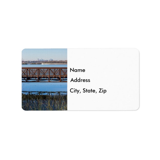 Étiquette Pont à White Rock (Devant)