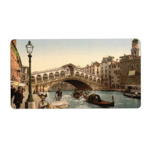 Étiquette Pont II, Venise, Italie de Rialto