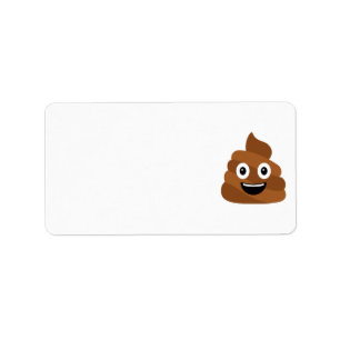 Étiquette Poop Emoji