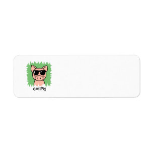 Étiquette Porc de cool de clipart (images graphiques) de