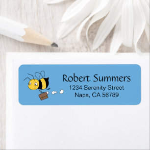 Étiquette Porte-documents Tired Stress Bee Holding