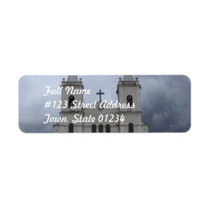 Étiquette postale de cathédrale