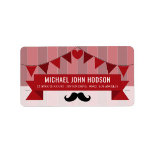 Étiquette Poster de Cirque Classique Fête d'anniversaire pou