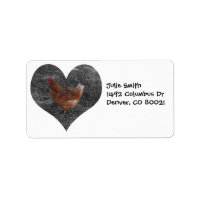 Poulet en forme de coeur