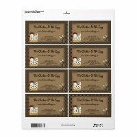 Poulet Kraft de style rustique de ferme campagnard