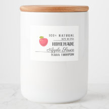 Applesauce Maison Typographie Moderne Conserve