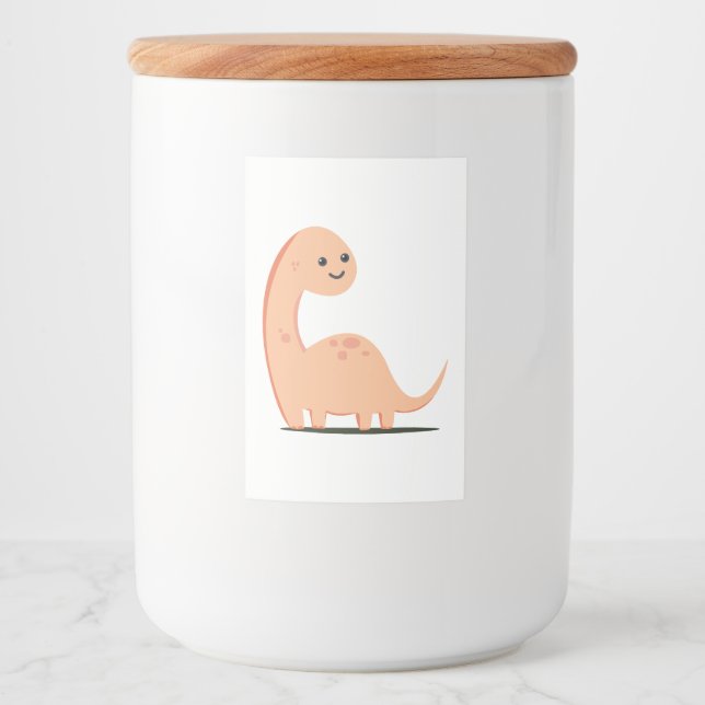 Étiquette Pour Bocaux Baby Dino (Devant)