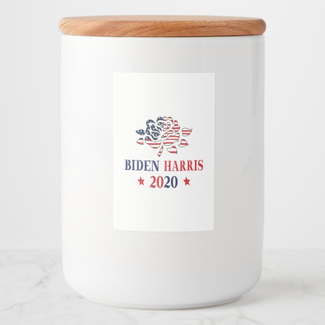 Étiquette Pour Bocaux Biden Harris 2020 (Devant)