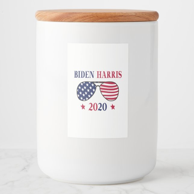Étiquette Pour Bocaux Biden Harris 2020 (Devant)