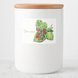 Étiquette Pour Bocaux BlackBerry