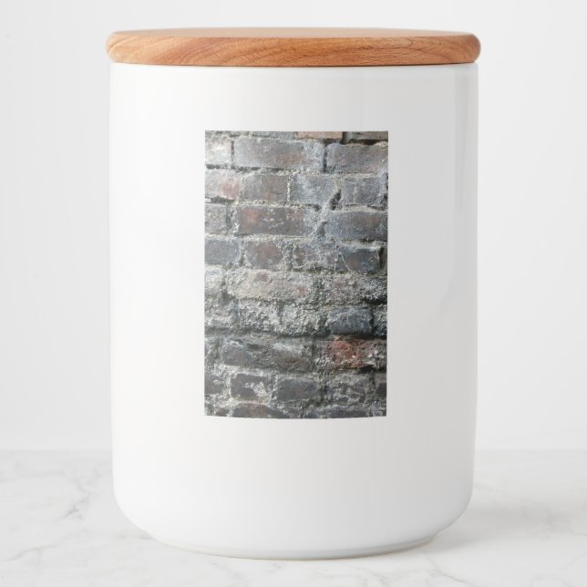 Étiquette Pour Bocaux Brick wall (Devant)
