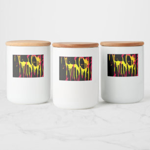 Étiquette Pour Bocaux burons et éperons et bacchanal