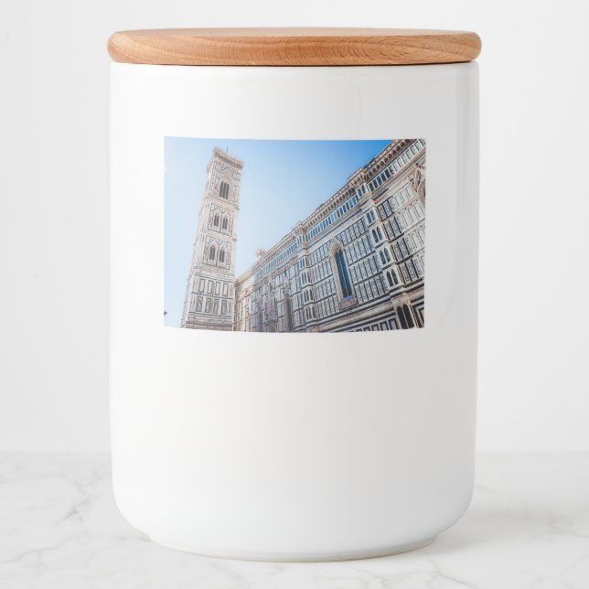 Étiquette Pour Bocaux Cathédrale de Florence (Devant)